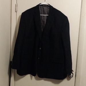 NWOT! Pierre Laurant Men's Black Wool Blend Blazer Suit Jacket!